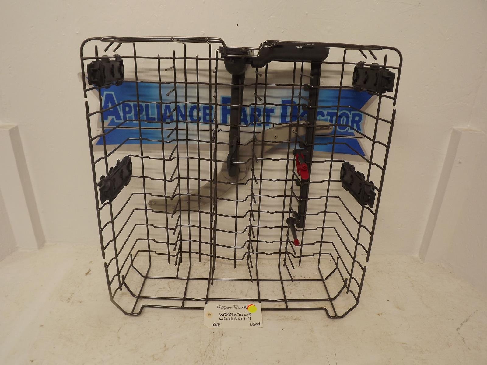 GE Dishwasher WD28X26105 WD28X21719 Upper Rack Used GE Dishwasher WD28X26105 WD28X21719 Upper Rack Used